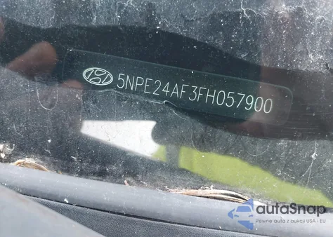 2015 Hyundai Sonata Se z USA, uszkodzony, nr VIN 5NPE24AF3FH057900